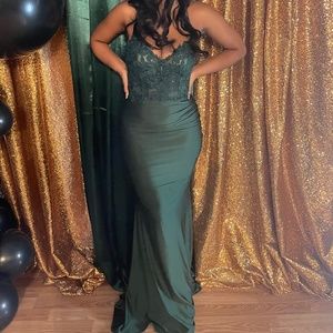 Emerald Green Prom Dress